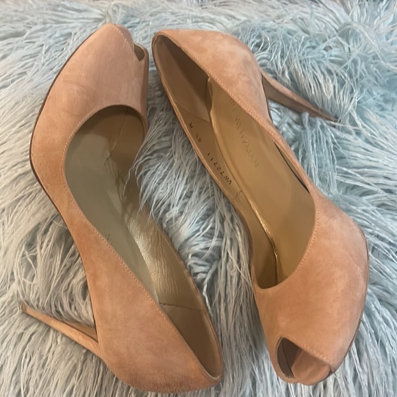 Stuart Weitzman Peep Toe Pumps - Picture 4 of 9